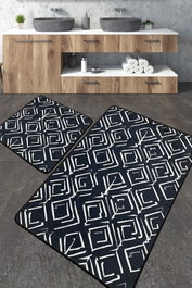 Mijölnir Juego de alfombras de baño Multicolor (2 piezas)
